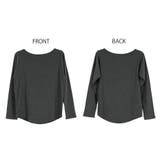 LARU / コットンフライスボートネックロングスリーブシャツ | SVEC | 詳細画像2