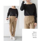 LARU / コットンフライスボートネックロングスリーブシャツ | SVEC | 詳細画像6