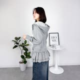 ミニ裏毛 バックフリル ジップアップパーカー | SVEC | 詳細画像17 