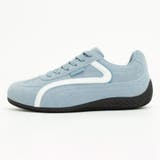 ブルーグレー | ライン フラットソール ドライビングスニーカー | SVEC