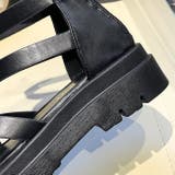 厚底サンダル レディース ブーツサンダル 黒 BSPD003-5 | BitterHoney | 詳細画像13