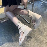厚底サンダル レディース ブーツサンダル 黒 BSPD003-5 | BitterHoney | 詳細画像18
