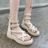 厚底サンダル レディース ブーツサンダル 黒 BSPD003-5 | BitterHoney | 詳細画像19