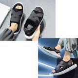 ブラックグレー | バックストラップ ゴアバンド サンダル | SVEC