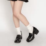 ブロックヒール ペニーローファー パンプス | SVEC | 詳細画像16