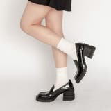 ブロックヒール ペニーローファー パンプス | SVEC | 詳細画像17