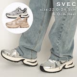厚底スニーカー / レースアップ ローカット | SVEC | 詳細画像1