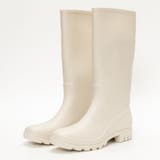 オフホワイト | ロング ニーハイ レインブーツ | SVEC