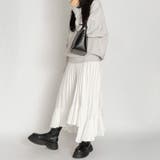 アシンメトリー フレア ロング ヘムプリーツ スカート | SVEC | 詳細画像20 