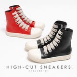 ファットシューレース ハイカットスニーカー | SVEC | 詳細画像1