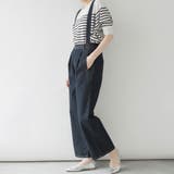 取り外し可能 サスペンダー デニム ワイドパンツ | SVEC | 詳細画像11 