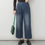 取り外し可能 サスペンダー デニム ワイドパンツ | SVEC | 詳細画像6 