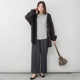 リブ ボートネック カットソー / 長袖 | SVEC | 詳細画像11