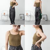 カップ付きコットンフライスキャミソール | SVEC | 詳細画像14