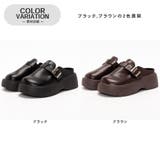 ベルトポイント 厚底 サボサンダル | SVEC | 詳細画像1