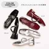 クロスストラップ ローヒール パンプス | SVEC | 詳細画像3