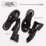 ゴールドアクセント ヒールローファー | SVEC | 詳細画像6 