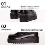 シャークハイソール Uチップ レザー ビットローファー | SVEC | 詳細画像11