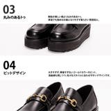 シャークハイソール Uチップ レザー ビットローファー | SVEC | 詳細画像12