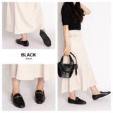 スクエアトゥ ぺたんこ ビットローファー / スリッポン | SVEC | 詳細画像10