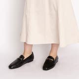 スクエアトゥ ぺたんこ ビットローファー / スリッポン | SVEC | 詳細画像11