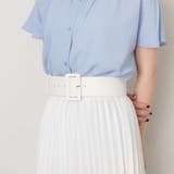 ホワイト | スクエア バックル カラーベルト | SVEC