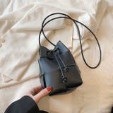ブラック | 巾着 ミニバッグ / イントレ ショルダーバッグ | SVEC