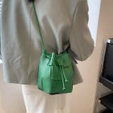 グリーン | 巾着 ミニバッグ / イントレ ショルダーバッグ | SVEC