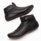 ブラック | ドライビングシューズ / レーシング ハイカットスニーカー | SVEC