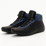 Nブラックxネイビー | ドライビングシューズ / レーシング ハイカットスニーカー | SVEC