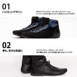 ドライビングシューズ / レーシング ハイカットスニーカー | SVEC | 詳細画像9