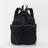 ブラック | 巾着 ナイロンバックパック / リュックサック | SVEC