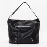 ブラック | バックル ファスナー ショルダーバッグ | SVEC