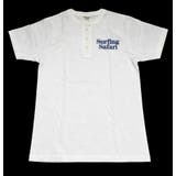 ホワイト | MALIBUFARM 3Bヘンリーネックプリント-Tシャツ | BACKHEAD