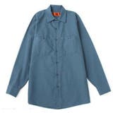 ブルー | 【REDKAP】 4.25ozワークシャツ長袖 | BACKHEAD