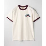 ダークレッド | LOSANGELES PRINT リンガー | BACKHEAD