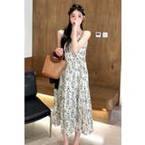 花柄キャミワンピース レディース ノースリーブ | Tannsu Dance | 詳細画像9 