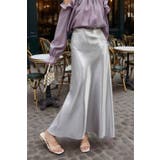 艶やかなサテン素材×ドット柄ロングスカート レディース フレア | Tannsu Dance | 詳細画像14 