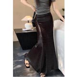 艶やかなサテン素材×ドット柄ロングスカート レディース フレア | Tannsu Dance | 詳細画像18 