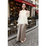 艶やかなサテン素材×ドット柄ロングスカート レディース フレア | Tannsu Dance | 詳細画像19 