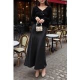 艶やかなサテン素材×ドット柄ロングスカート レディース フレア | Tannsu Dance | 詳細画像10 