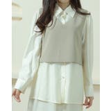 レイヤードブラウス ２点セットレディースブラウス秋冬春レディーストップス | Tannsu Dance | 詳細画像10 