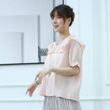 レディースブラウス快適 スイードート ネックラインレディーストップス | Tannsu Dance | 詳細画像1 