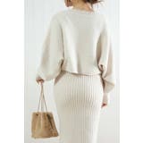 レディースドルマンスリーブトップス セットアップ 厚手ストレッチニットワンピース | Tannsu Dance | 詳細画像11 