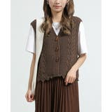 ニット ベスト 前開き | Tannsu Dance | 詳細画像6 