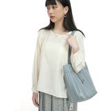 襟パイピングギャザースリーブプルオーバー 長袖トップスレディースブラウス | Tannsu Dance | 詳細画像14 