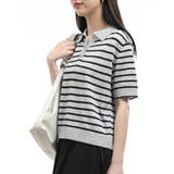 ボーダートップス 半袖 ポロシャツ | Tannsu Dance | 詳細画像17 