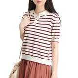 ボーダートップス 半袖 ポロシャツ | Tannsu Dance | 詳細画像13 