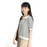 ボーダートップス 半袖 ポロシャツ | Tannsu Dance | 詳細画像7 