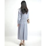 レディースラウンドネックギャザー切り替えコットンワンピース | Tannsu Dance | 詳細画像16 